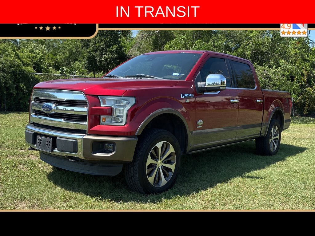 Ruby Red Metallic Tinted Clearcoat 2016 Ford F-150 Pickup Truck Four-Wheel Drive 6-Speed Automatic