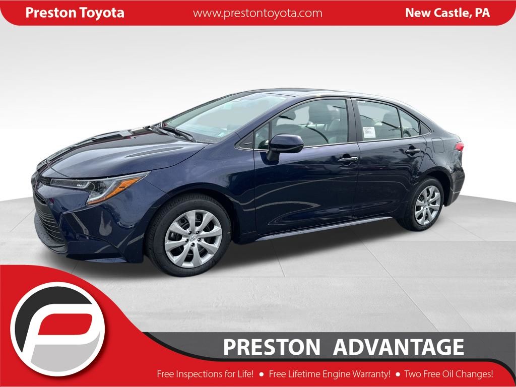 Blueprint 2026 Toyota Corolla Sedan Front-Wheel Drive Continuously Variable Transmission