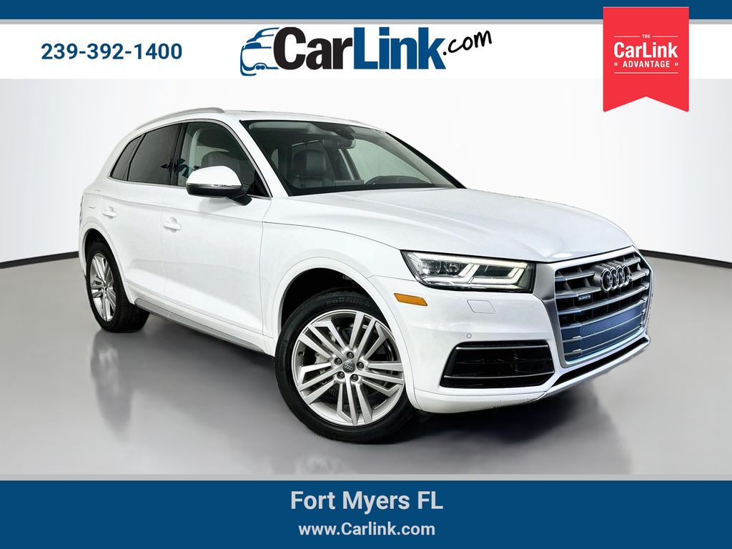 Ibis White 2018 Audi Q5 SUV / Crossover All-Wheel Drive 7-Speed Automatic