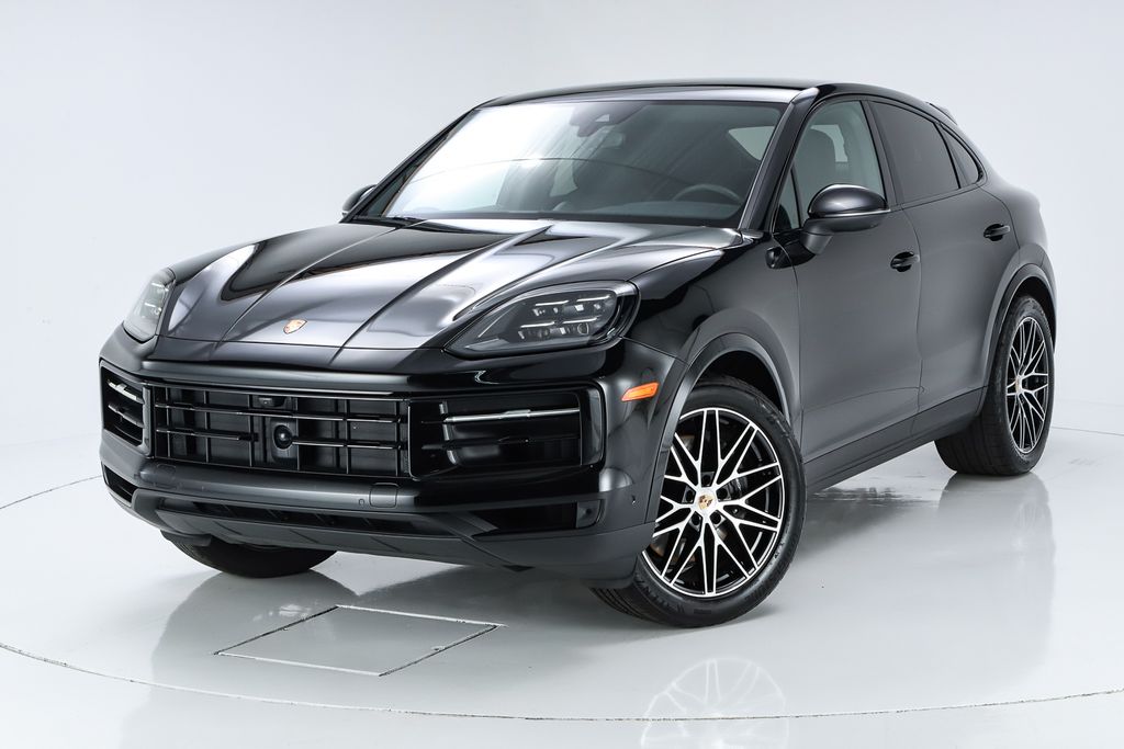 Chromite Black Metallic 2025 Porsche Cayenne Coupe Coupe All-Wheel Drive 8-Speed Automatic