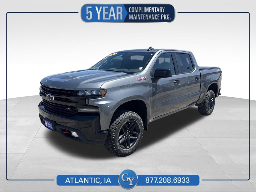 Gray (Satin Steel Metallic) 2020 Chevrolet Silverado 1500 Pickup Truck Four-Wheel Drive Automatic