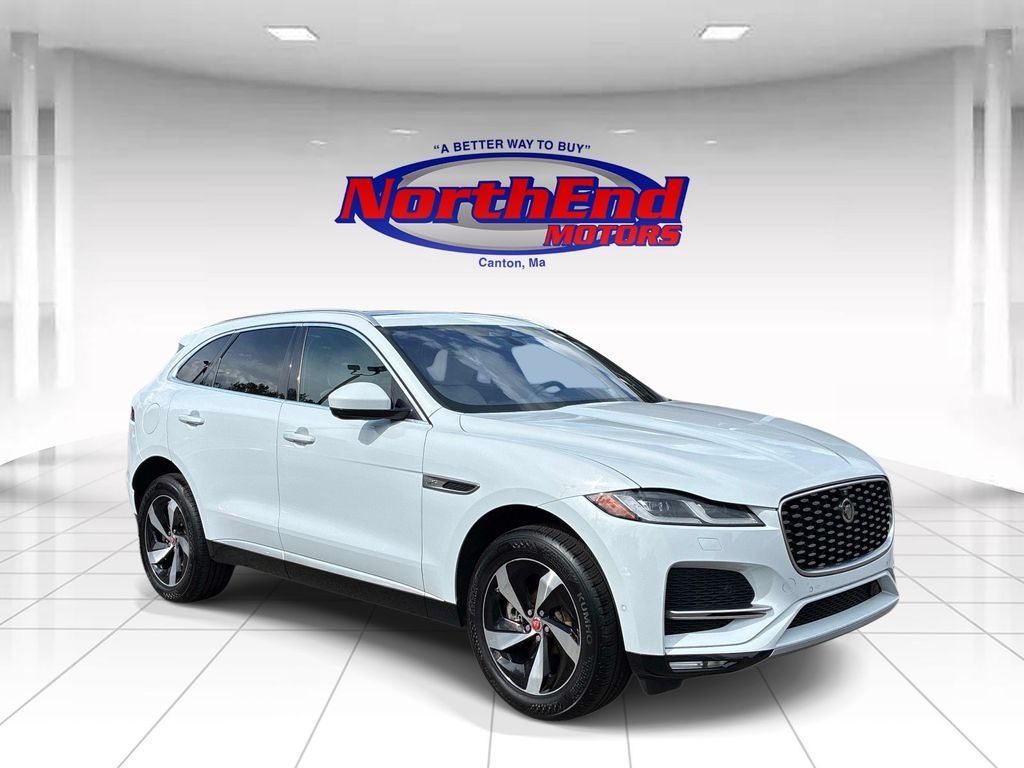 White 2021 Jaguar F-PACE SUV / Crossover All-Wheel Drive 8-Speed Automatic
