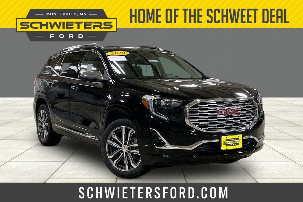 Black 2020 GMC Terrain SUV / Crossover Four-Wheel Drive 9-Speed Automatic