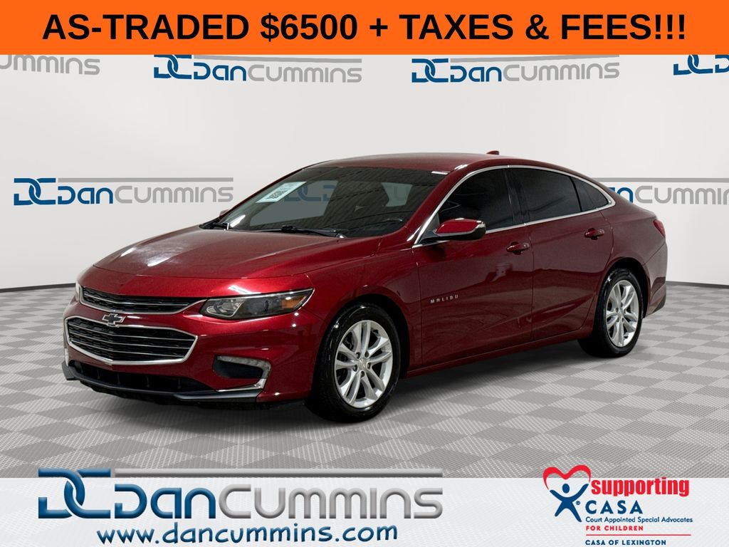 Cajun Red Tintcoat 2017 Chevrolet Malibu Sedan Front-Wheel Drive 6-Speed Automatic
