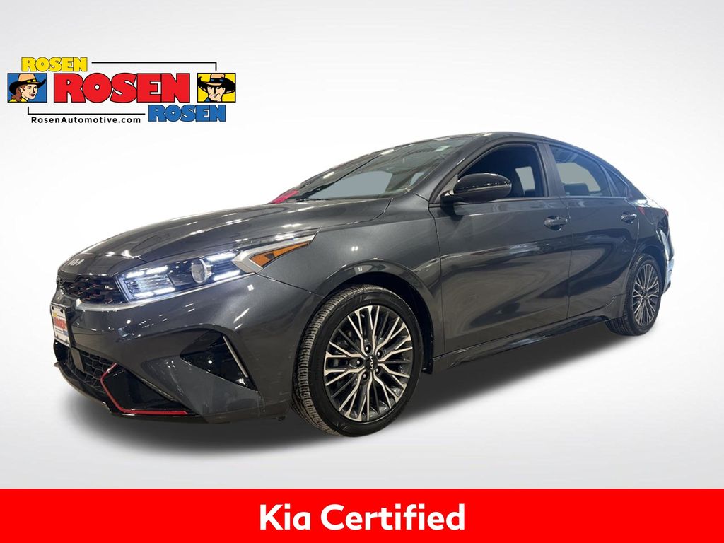 Gravity Gray 2024 Kia Forte GT-Line FWD Sedan Front-Wheel Drive Continuously Variable Transmission