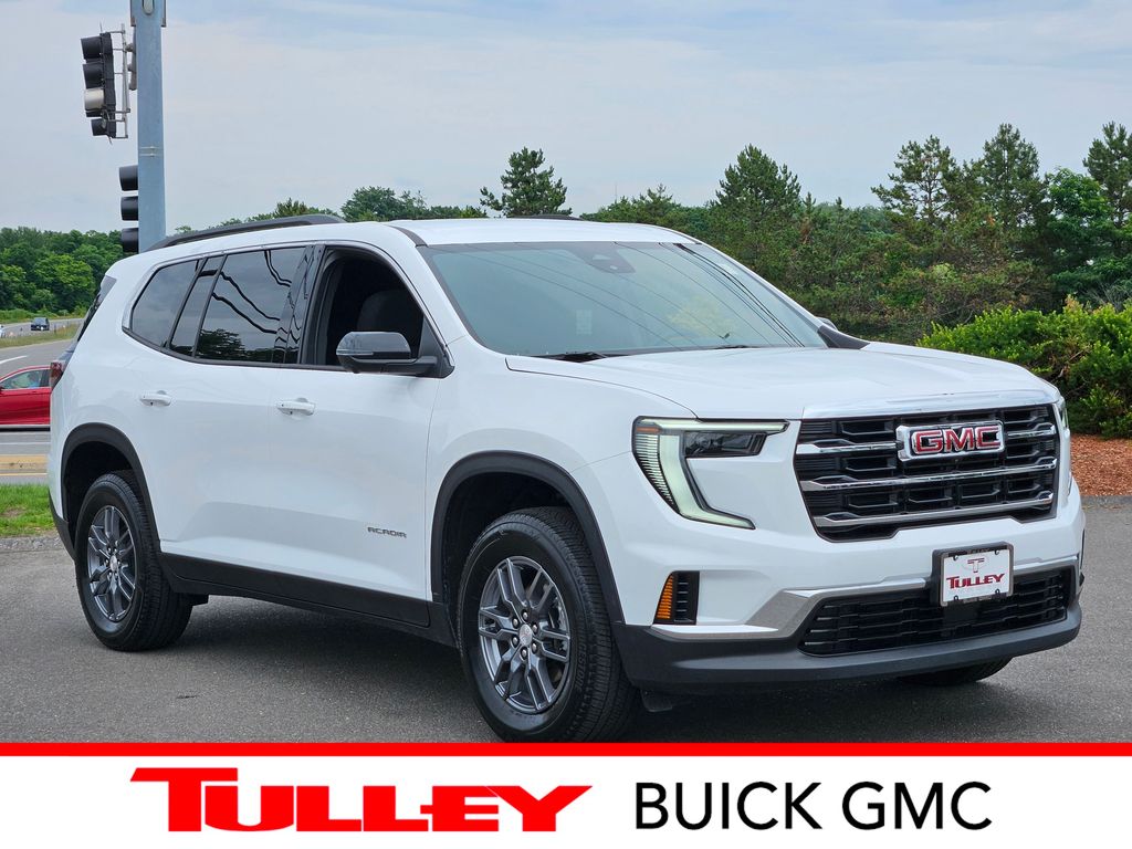 Summit White 2025 GMC Acadia SUV / Crossover Four-Wheel Drive 8-Speed Automatic