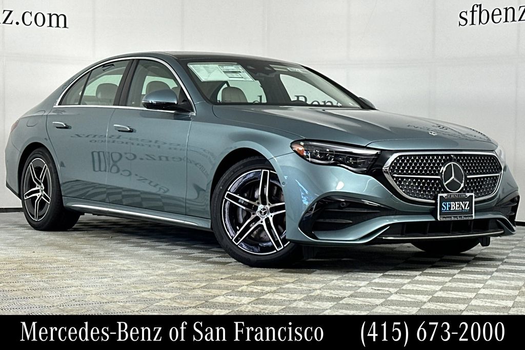 Verde Silver Metallic 2026 Mercedes-Benz E-Class Sedan All-Wheel Drive 9-Speed Automatic
