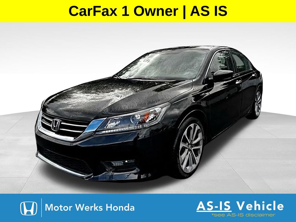 Crystal Black Pearl 2014 Honda Accord Sedan Front-Wheel Drive Continuously Variable Transmission