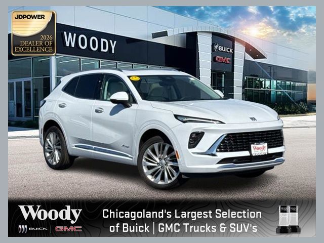 Iridescent White Tricoat 2026 Buick Envision SUV / Crossover All-Wheel Drive 9-Speed Automatic