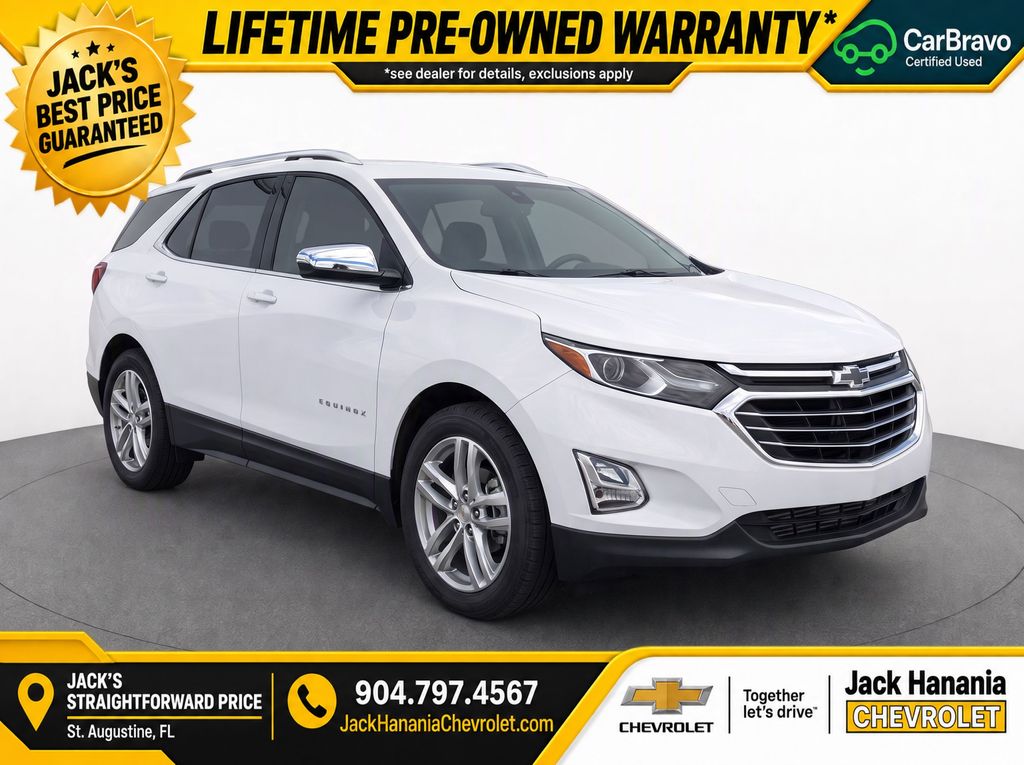 Summit White 2020 Chevrolet Equinox SUV / Crossover Front-Wheel Drive 9-Speed Automatic Overdrive