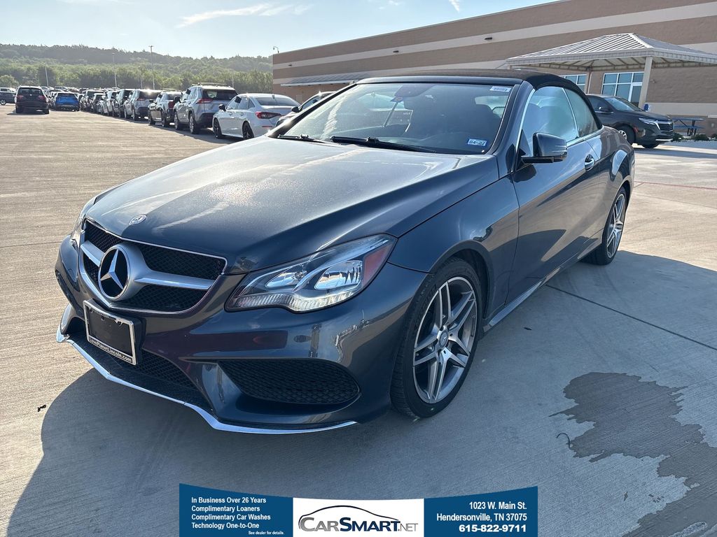Steel Gray Metallic 2016 Mercedes-Benz E-Class Convertible Rear-Wheel Drive 7-Speed Automatic