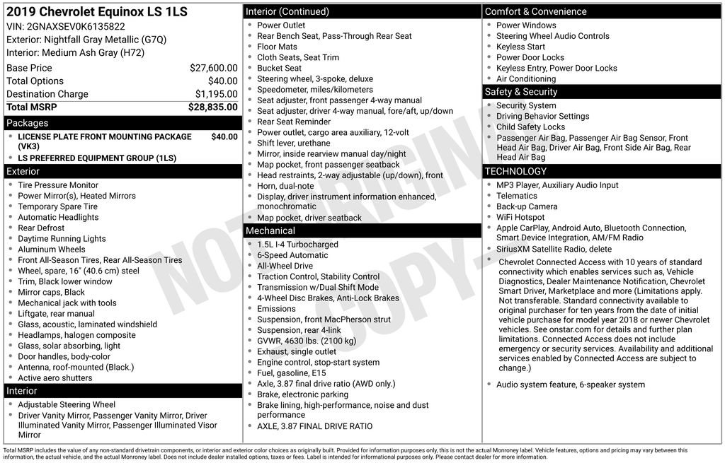 Used 2019 Chevrolet Equinox SUV