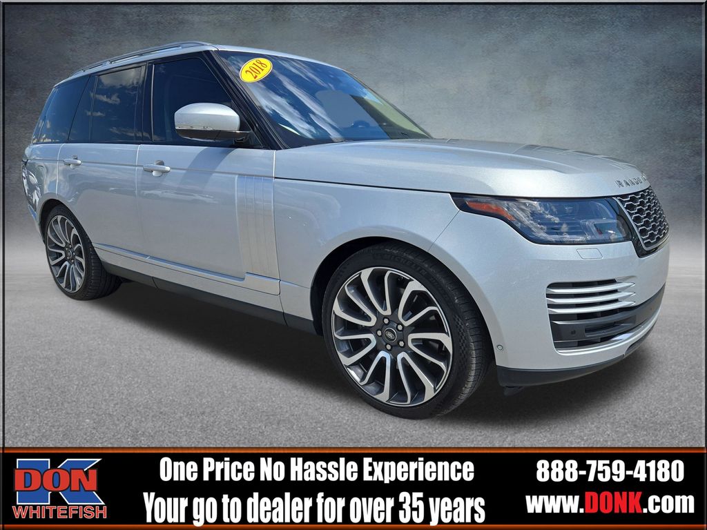 Indus Silver Metallic 2018 Land Rover Range Rover SUV / Crossover All-Wheel Drive 8-Speed Automatic