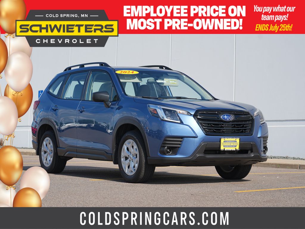 Horizon Blue Pearl 2024 Subaru Forester SUV / Crossover All-Wheel Drive Continuously Variable Transmission