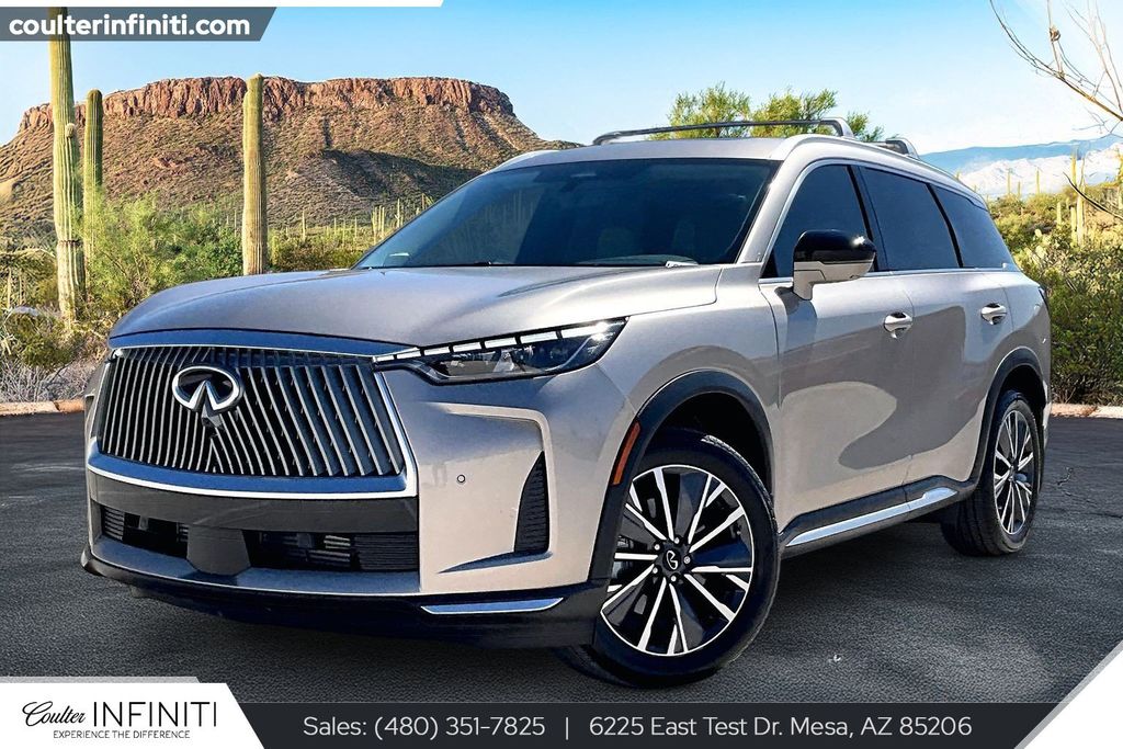 Warm Titanium 2026 INFINITI QX60 Luxe FWD SUV / Crossover Front-Wheel Drive 9-Speed Automatic