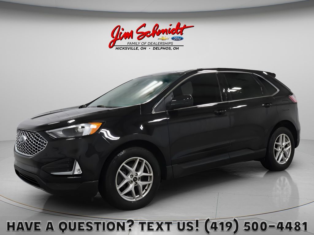 Agate Black Metallic 2024 Ford Edge SUV / Crossover All-Wheel Drive 8-Speed Automatic