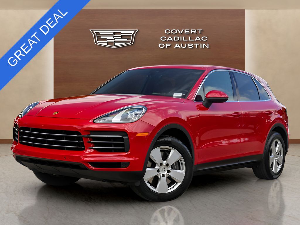 Red 2021 Porsche Cayenne AWD SUV / Crossover All-Wheel Drive 8-Speed Automatic