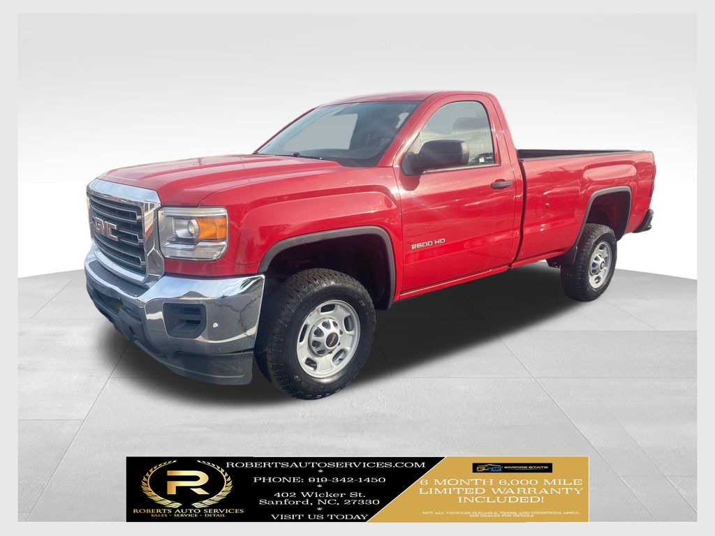 Fire Red 2015 GMC Sierra 2500HD Base LB Pickup Truck 4X2 6-Speed Automatic Overdrive
