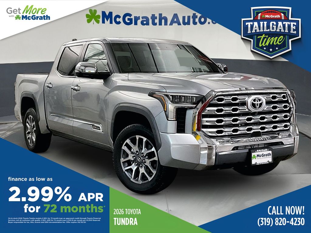 Celestial Silver Metallic 2026 Toyota Tundra Pickup Truck Four-Wheel Drive Automatic