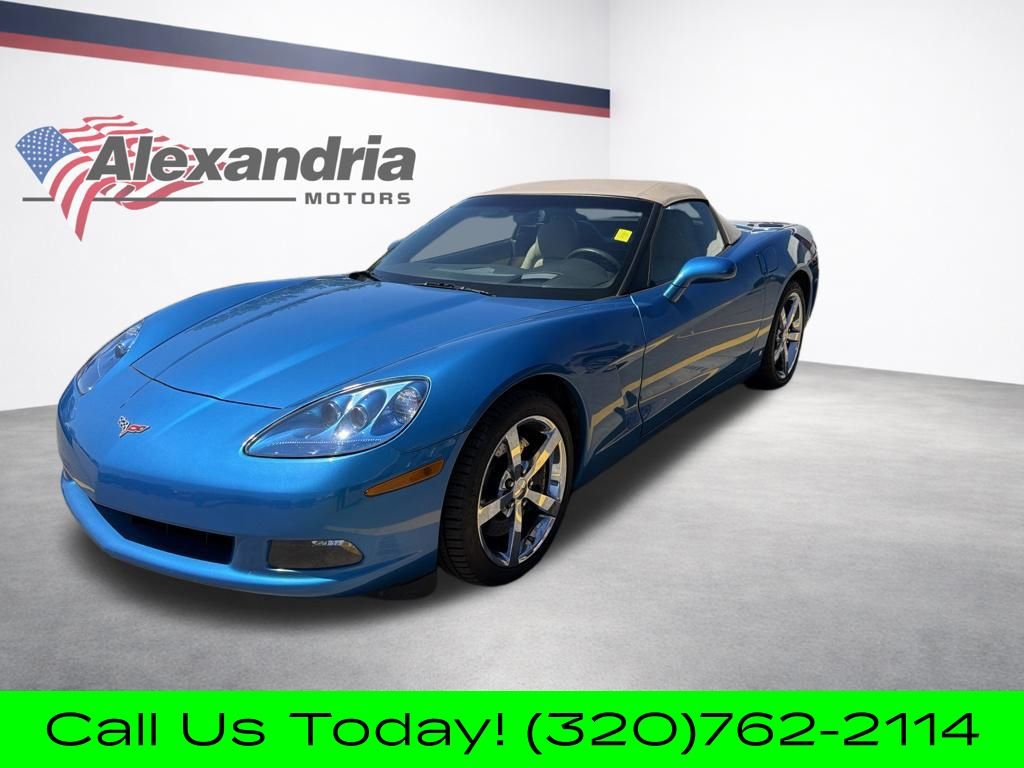 Jetstream Blue Metallic Tintcoat 2008 Chevrolet Corvette Convertible RWD Convertible Rear-Wheel Drive 6-Speed Automatic