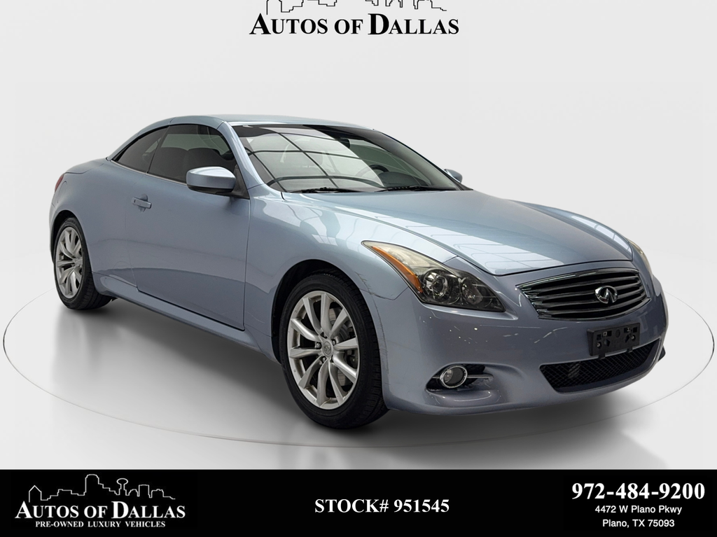 Pacific Sky 2011 INFINITI G37 Convertible Rear-Wheel Drive 7-Speed Automatic