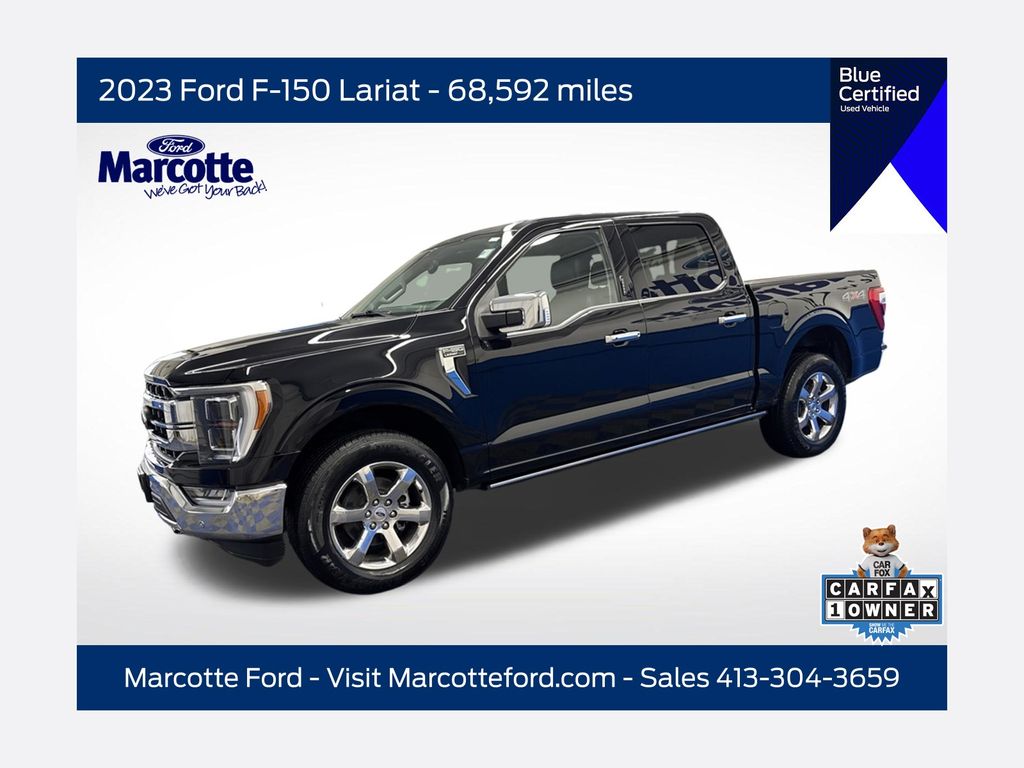 Black Metallic 2023 Ford F-150 Pickup Truck Four-Wheel Drive Automatic