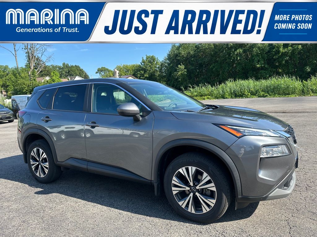 Gray (Gun Metallic) 2023 Nissan Rogue SUV / Crossover All-Wheel Drive Continuously Variable Transmission