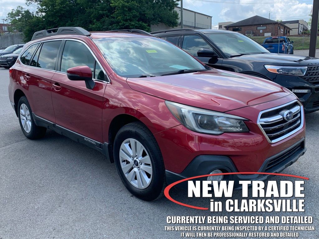 Crimson Red Pearl 2018 Subaru Outback Wagon All-Wheel Drive Continuously Variable Transmission