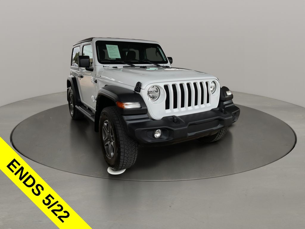 Bright White Clearcoat 2022 Jeep Wrangler Sport S 4WD SUV / Crossover Four-Wheel Drive 8-Speed Automatic