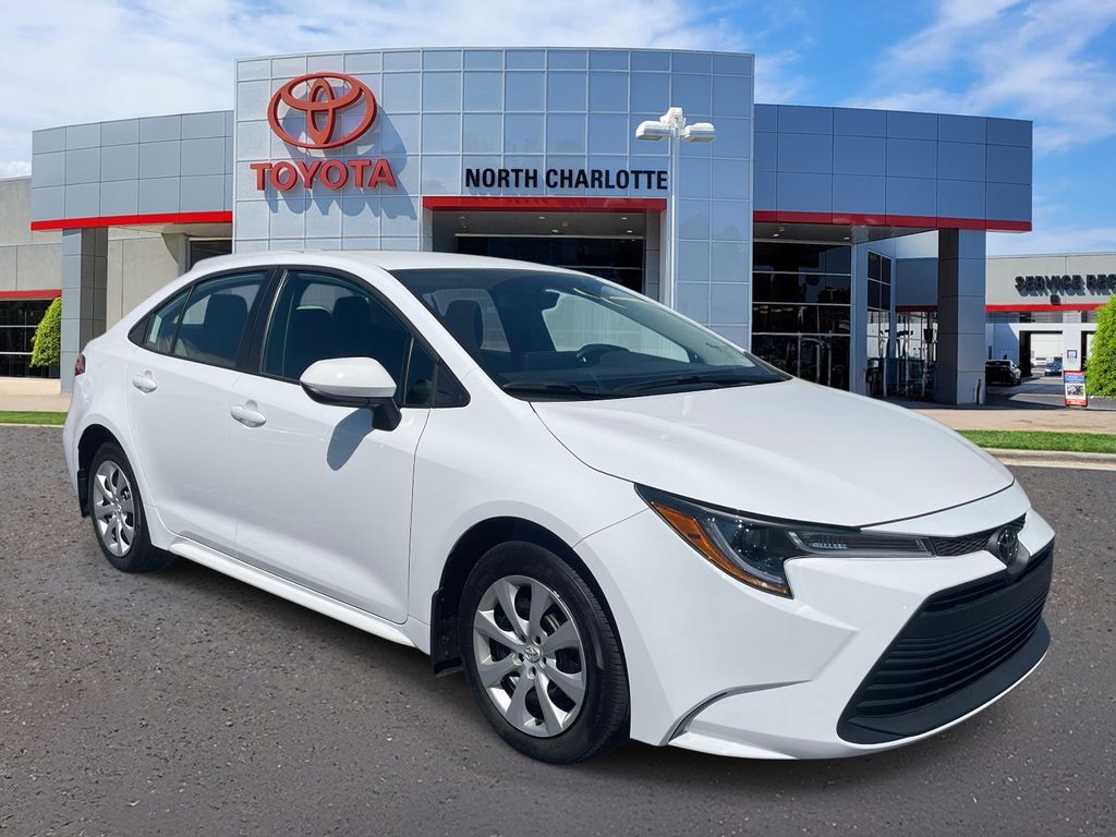 Ice Cap 2025 Toyota Corolla LE FWD Sedan Front-Wheel Drive Continuously Variable Transmission