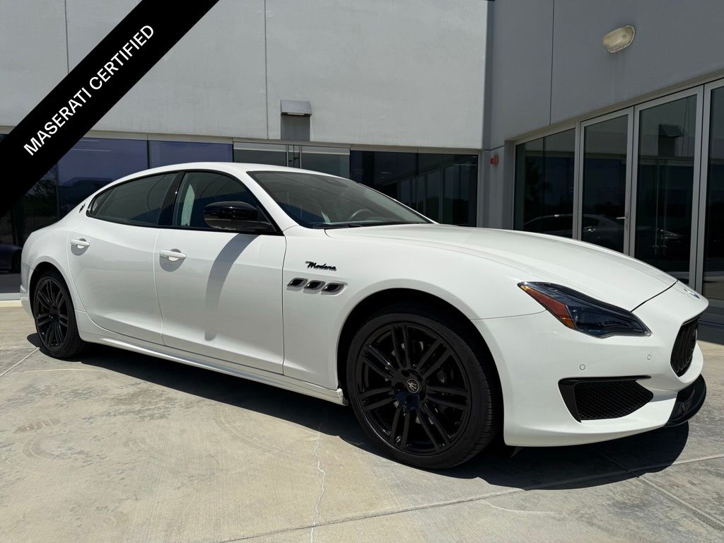 Bianco Pastello 2022 Maserati Quattroporte Modena RWD Sedan Rear-Wheel Drive 8-Speed Automatic
