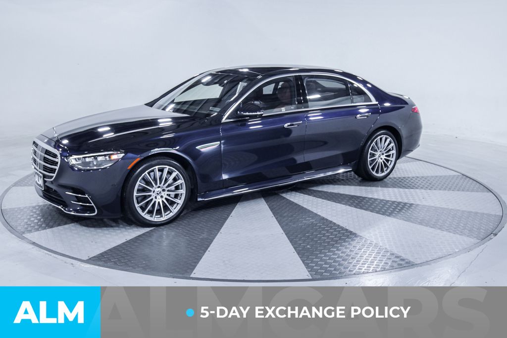 Used 2023 Blue Mercedes-Benz S 500 image 3