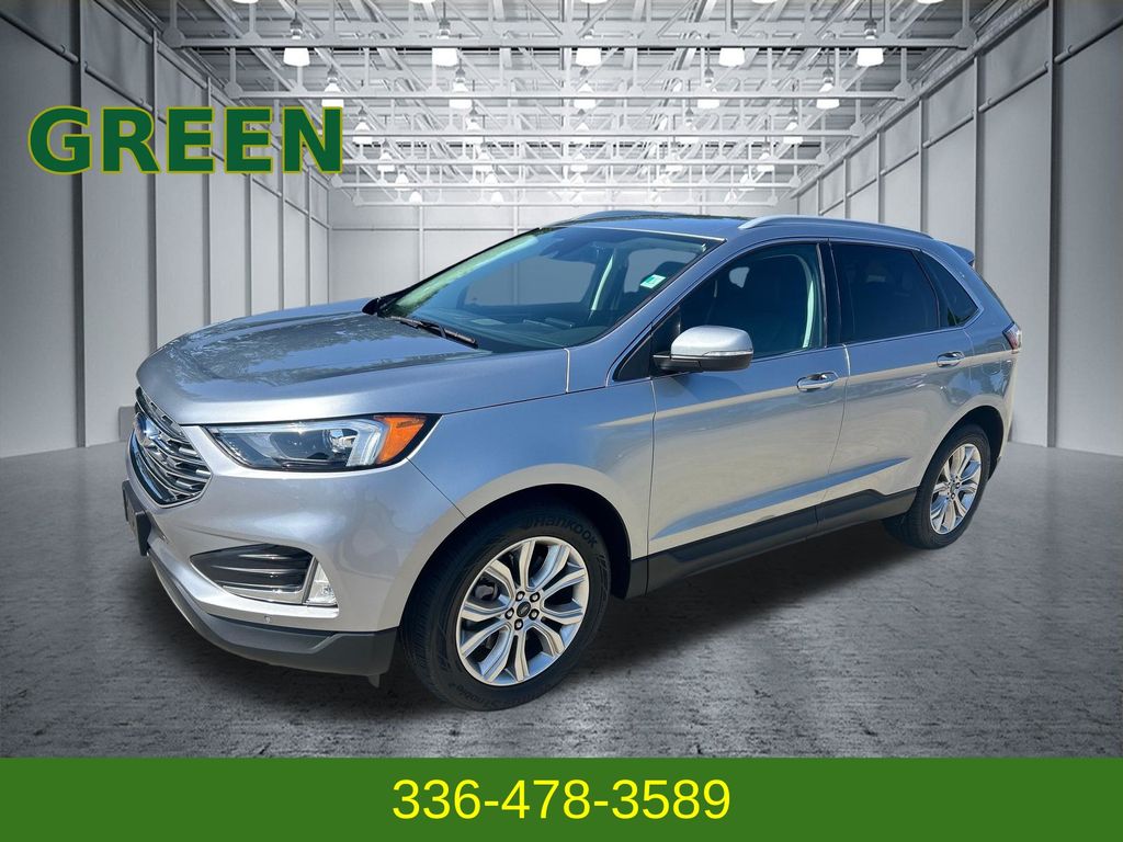 Iconic Silver Metallic 2024 Ford Edge SUV / Crossover All-Wheel Drive 8-Speed Automatic