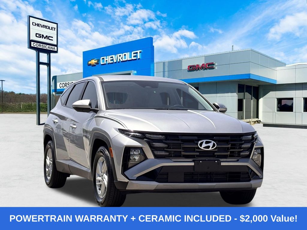 Shimmering Silver 2025 Hyundai Tucson SUV / Crossover Front-Wheel Drive 8-Speed Automatic