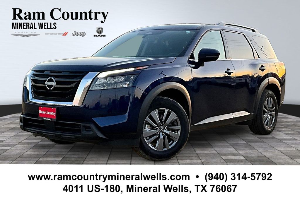 Deep Ocean Blue Pearl 2025 Nissan Pathfinder SUV / Crossover Front-Wheel Drive 9-Speed Automatic