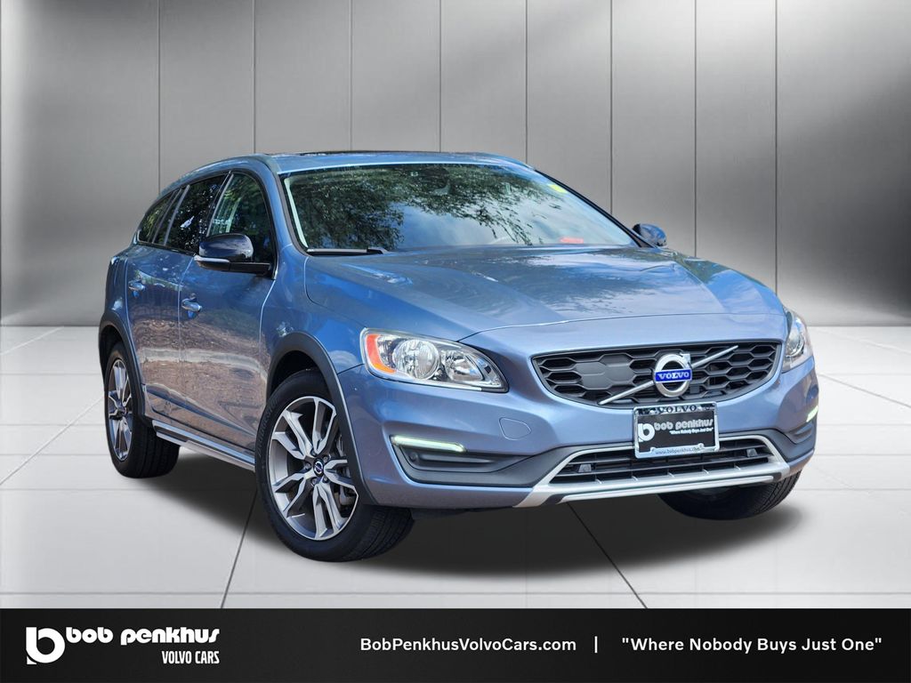 Blue Metallic 2018 Volvo V60 Wagon All-Wheel Drive Automatic