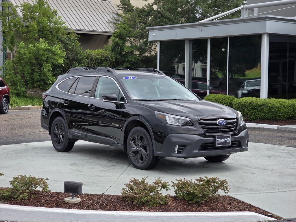 Crystal Black Silica 2021 Subaru Outback SUV / Crossover All-Wheel Drive Continuously Variable Transmission