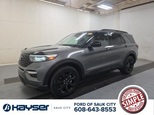 Gray 2023 Ford Explorer SUV / Crossover All-Wheel Drive Automatic