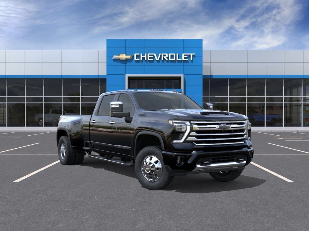 Black 2026 Chevrolet Silverado 3500HD Pickup Truck Four-Wheel Drive Automatic