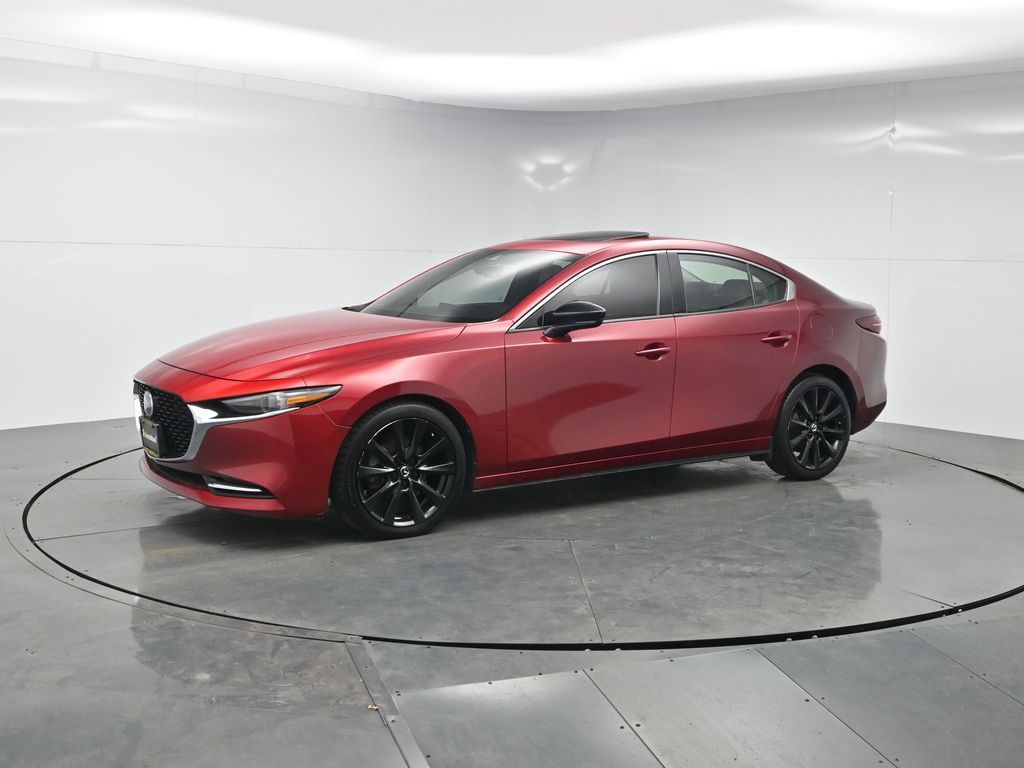 Soul Red Crystal Metallic 2021 Mazda MAZDA3 Sedan All-Wheel Drive 6-Speed Automatic