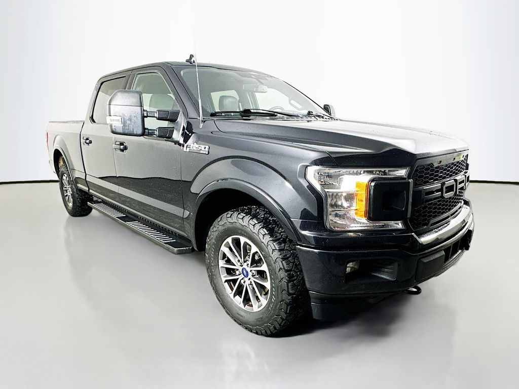 Black 2019 Ford F-150 Pickup Truck Four-Wheel Drive Automatic
