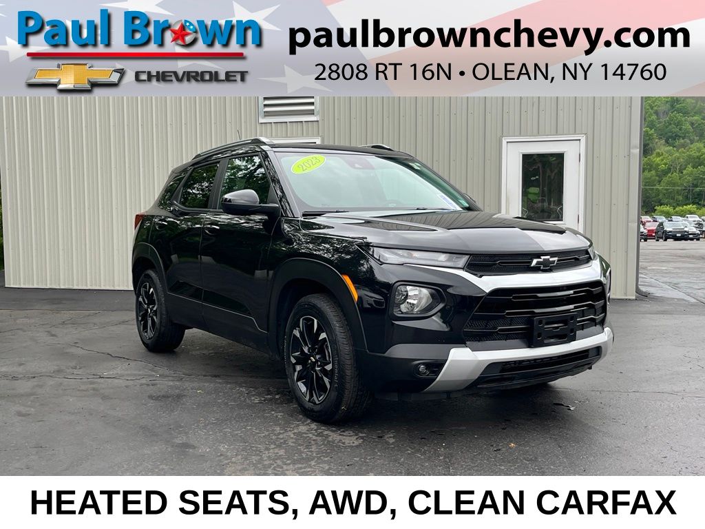 Mosaic Black Metallic 2023 Chevrolet Trailblazer SUV / Crossover Four-Wheel Drive 9-Speed Automatic