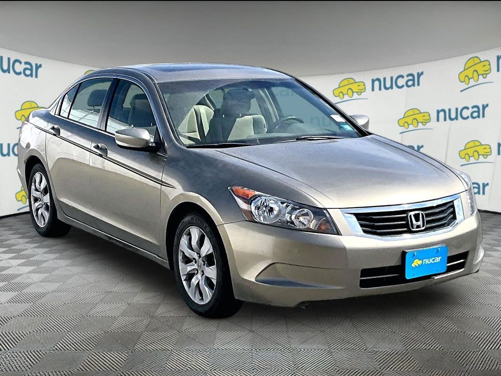 Gold 2009 Honda Accord EX Sedan Front-Wheel Drive 5-Speed Automatic Overdrive