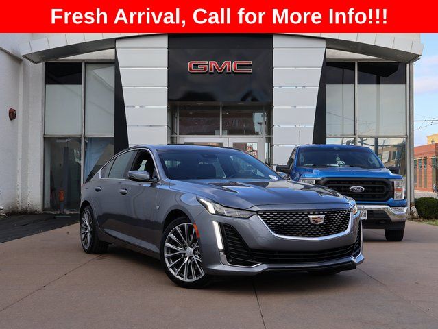 Gray (Satin Steel Metallic) 2020 Cadillac CT5 Premium Luxury Sedan AWD Sedan All-Wheel Drive Automatic