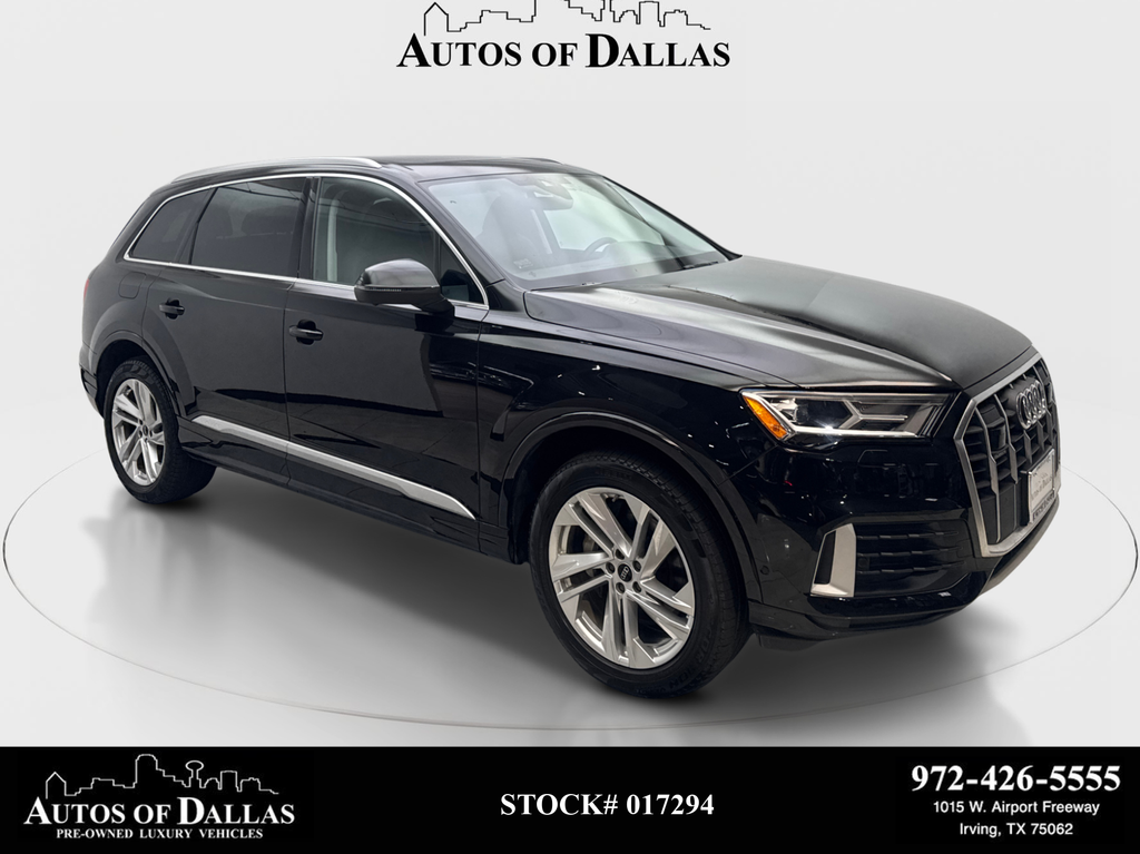 Black Metallic 2023 Audi Q7 SUV / Crossover All-Wheel Drive 8-Speed Automatic