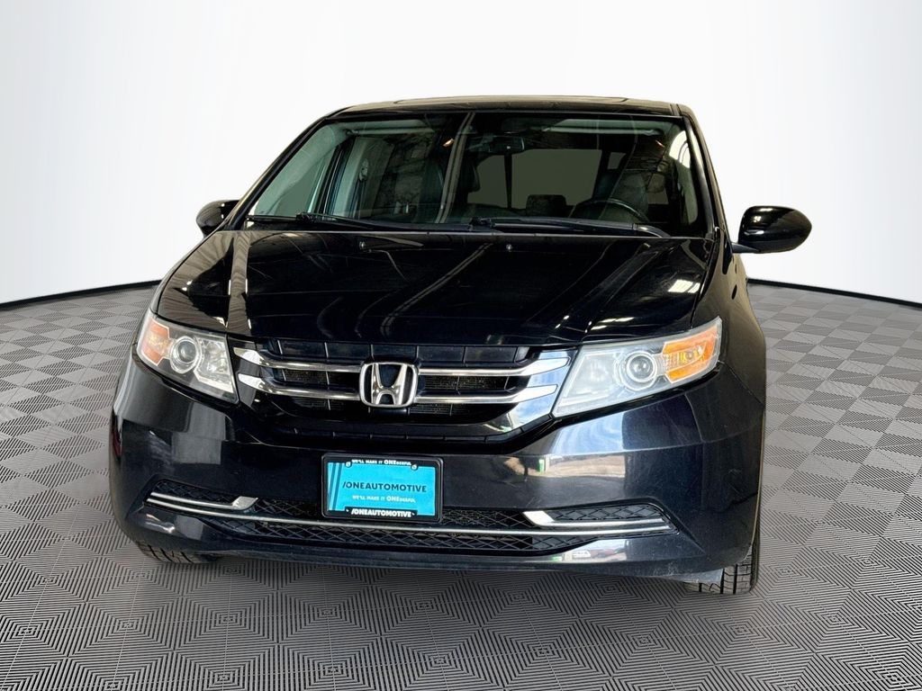 Black 2015 Honda Odyssey EX-L FWD Minivan Front-Wheel Drive 6-Speed Automatic