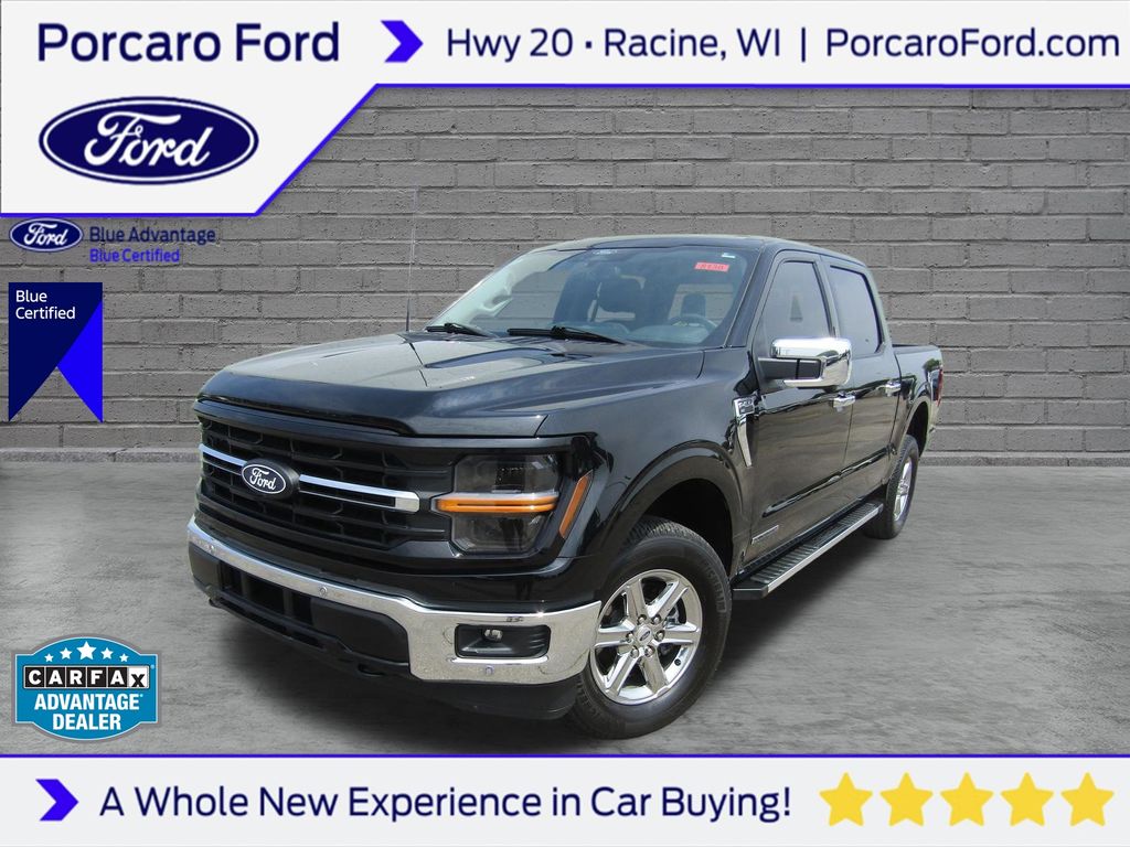 Agate Black Metallic 2024 Ford F-150 Pickup Truck Four-Wheel Drive Automatic
