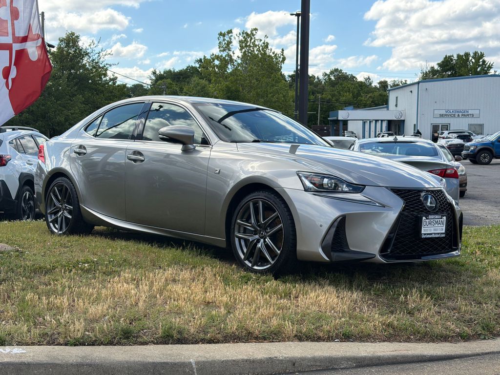 Silver 2020 Lexus IS 350 AWD Sedan All-Wheel Drive 6-Speed Automatic