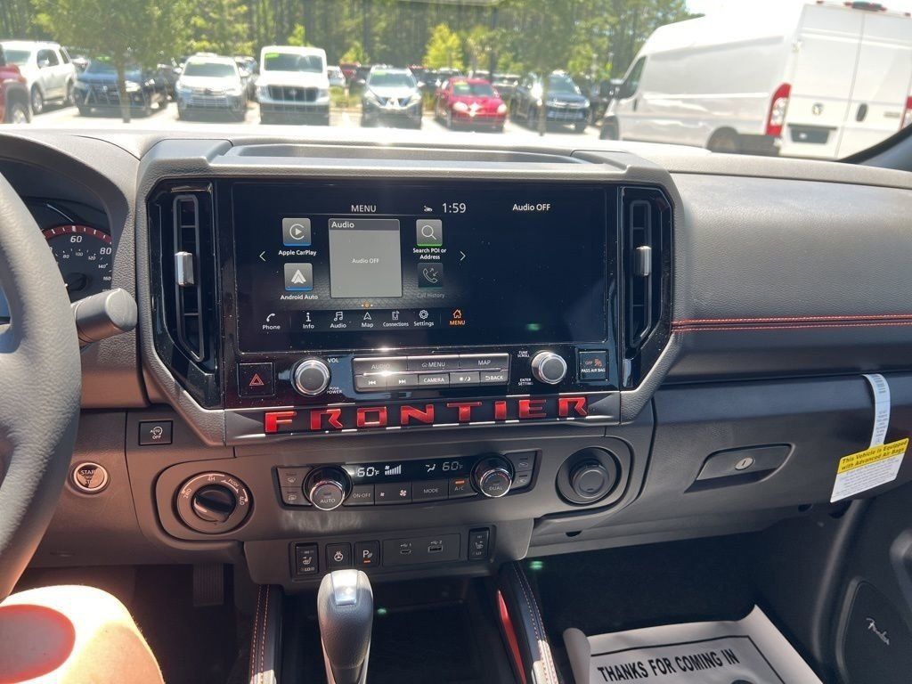 2025 Glacier White Nissan Frontier PRO-4X 4X4 Truck