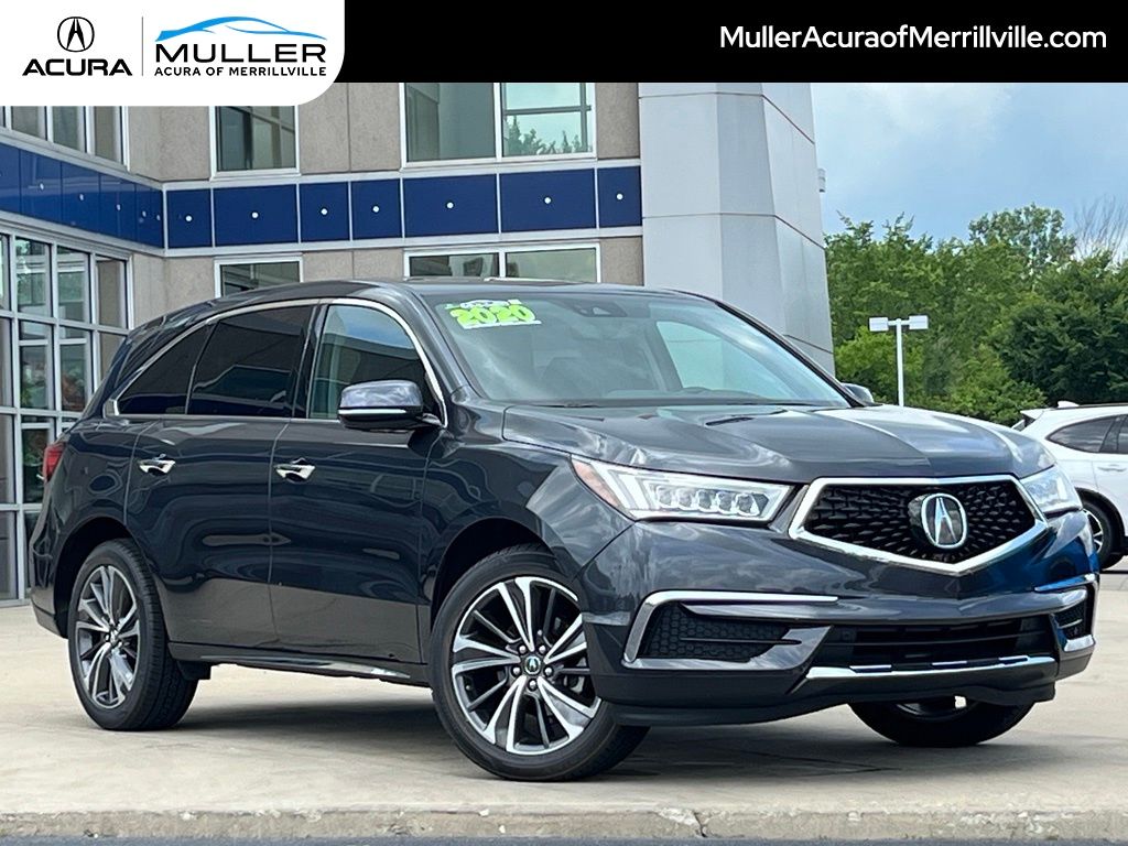Gray (Modern Steel Metallic) 2020 Acura MDX SUV / Crossover All-Wheel Drive 9-Speed Automatic
